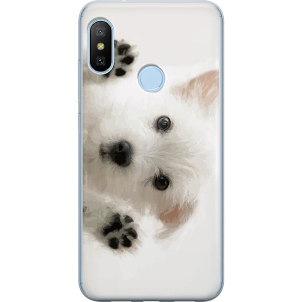 Xiaomi Mi A2 Lite Gennemsigtig cover Hund