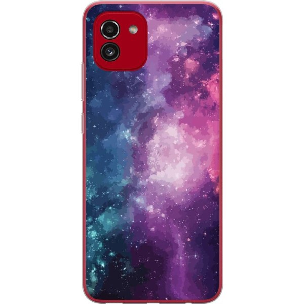 Samsung Galaxy A03 Läpinäkyvä kuori Nebula