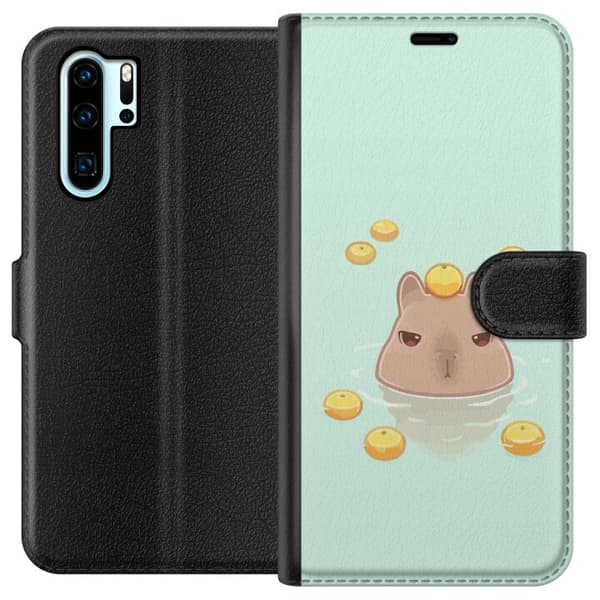 Kompatibelt Lommeboketui til Huawei P30 Pro Capybara