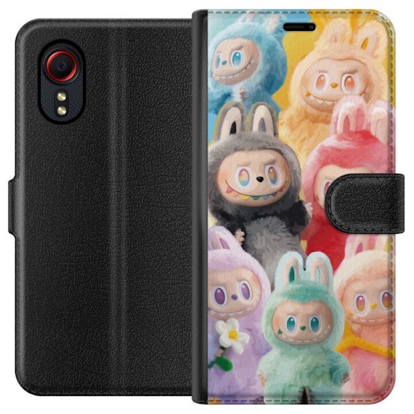 Samsung Galaxy Xcover 5 Tegnebogsetui Labubu Skitse Stil