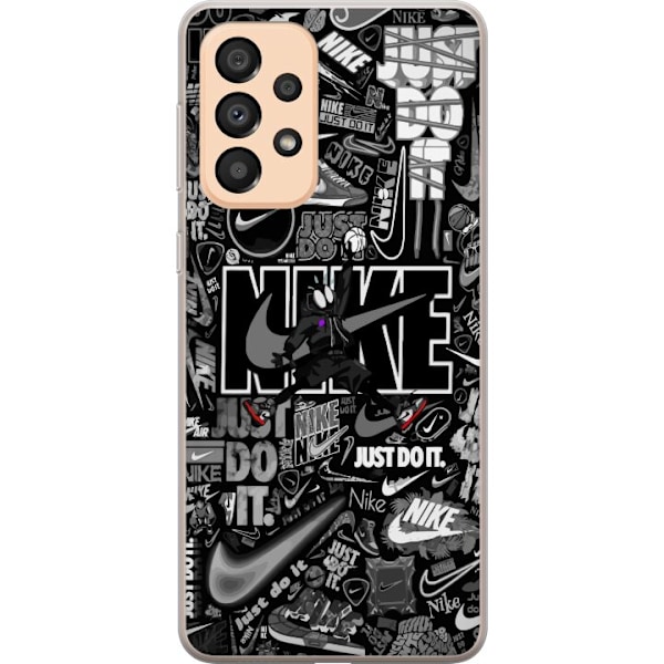 Samsung Galaxy A33 5G Läpinäkyvä kuori Nike