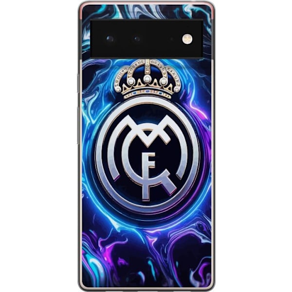 Google Pixel 6 Läpinäkyvä kuori Real Madrid