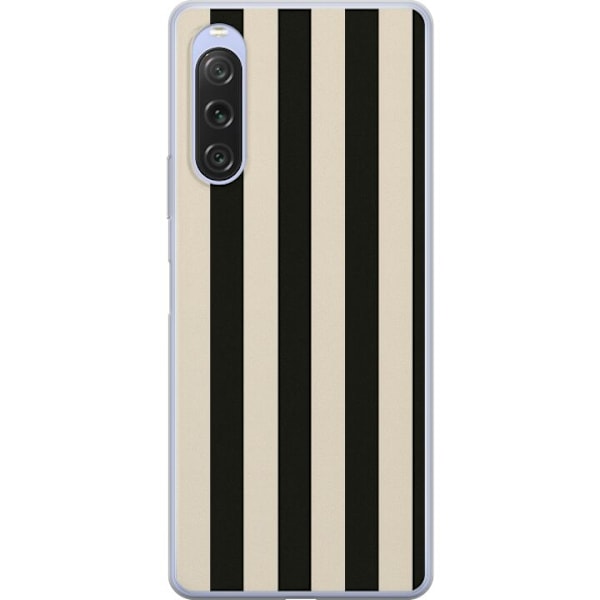 Sony Xperia 10 V Gennemsigtig cover Linje Flow
