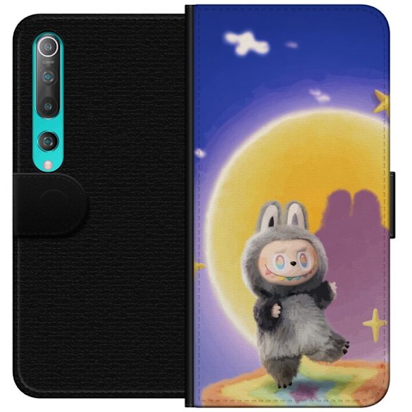 Xiaomi Mi 10 5G Lompakkokotelo Labubu Neon Pop - Neonväri pop-taiteen hirviö