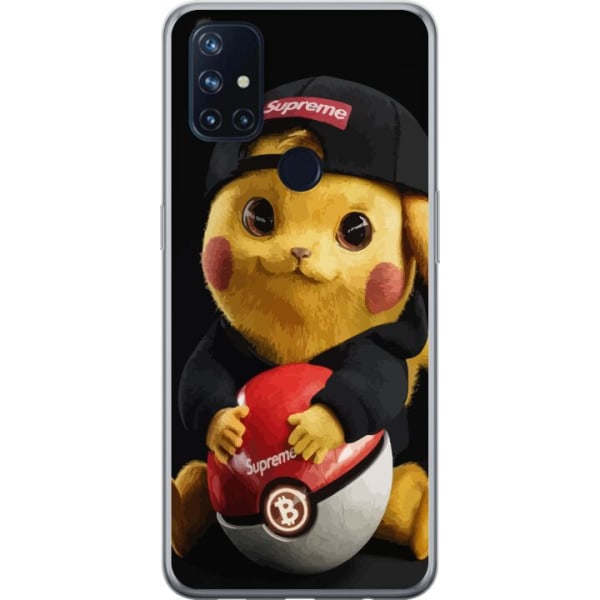 OnePlus Nord N10 5G Läpinäkyvä kuori Pikachu Supreme