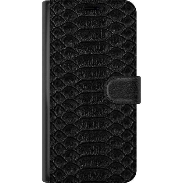 Kompatibel Tegnebogsetui til Samsung Galaxy Xcover 5 Sorte krybdyrskæl sort