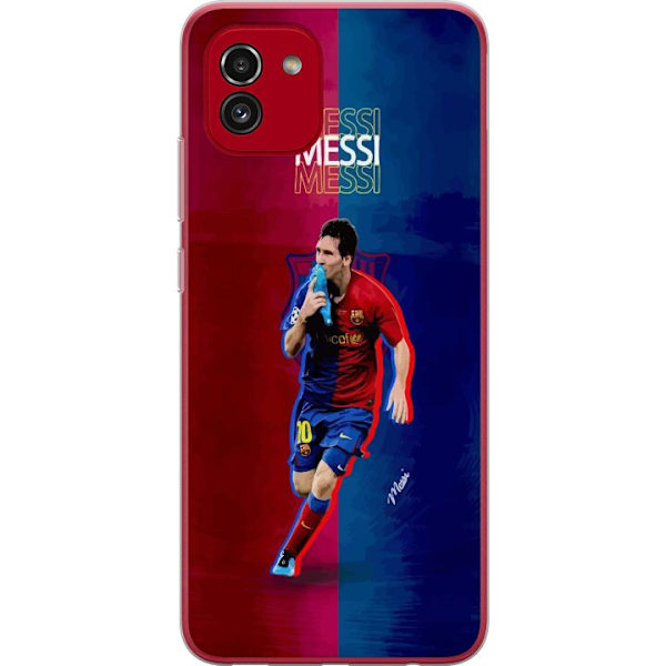 Samsung Galaxy A03 Gennemsigtig cover Messi