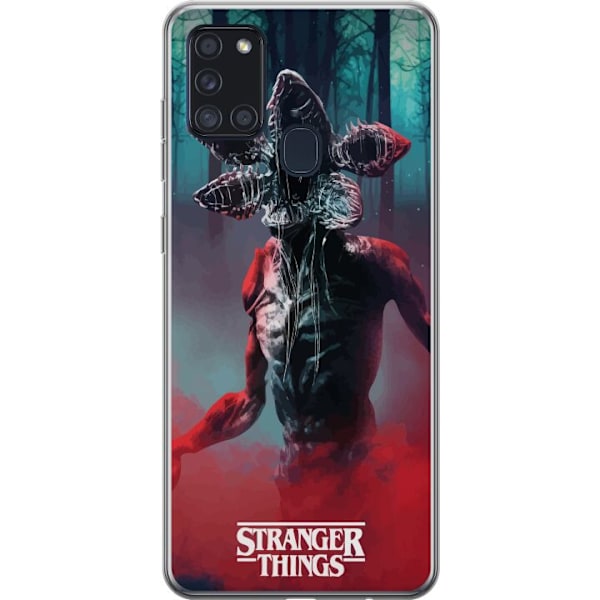 Samsung Galaxy A21s Genomskinligt Skal Stranger Things Monster