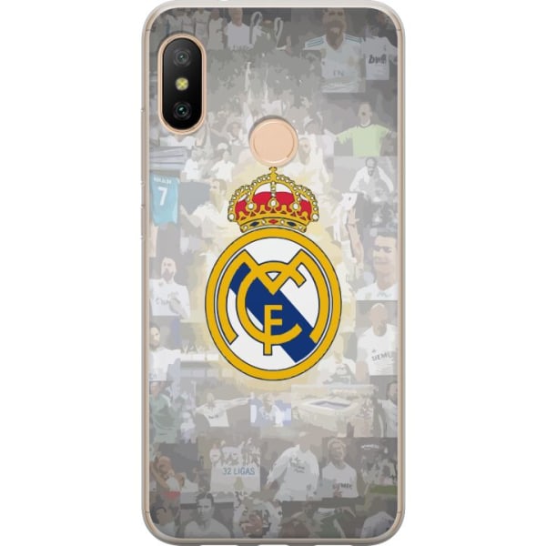 Xiaomi Redmi 6 Pro Gennemsigtig cover Real Madrid