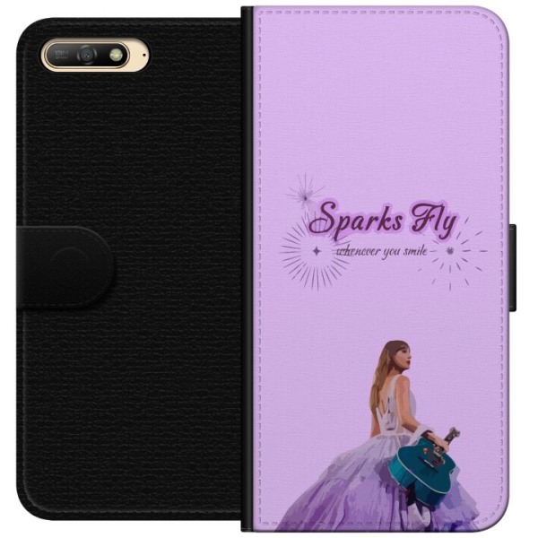 Huawei Y6 (2018) Lompakkokotelo Taylor Swift - Sparks Fly