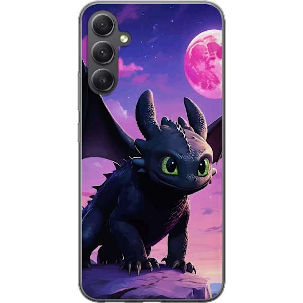Samsung Galaxy A15 5G Läpinäkyvä kuori Kuinka kouluttaa lohikäärmeesi