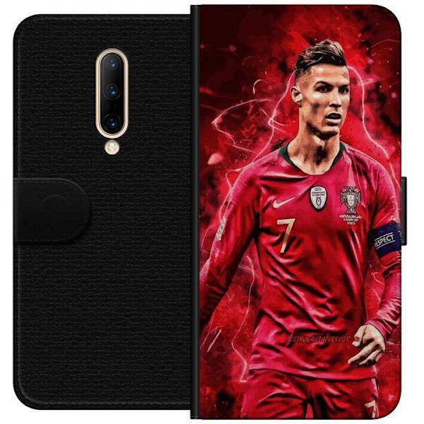 OnePlus 7 Pro Lommeboketui Ronaldo Ferdigheter - CR7 Design fo