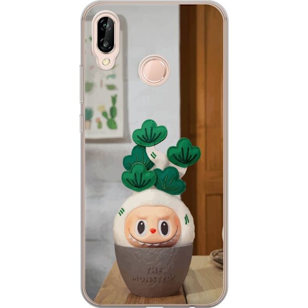 Huawei P20 lite Gennemsigtig cover MONSTRENE Uduelige Planter
