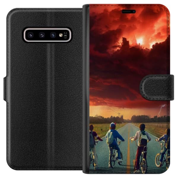 Kompatibelt Lommeboketui til Samsung Galaxy S10+ Stranger Things