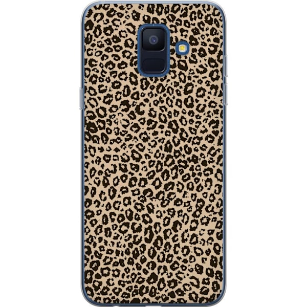 Samsung Galaxy A6 (2018) Läpinäkyvä kuori Taite Leopardeist