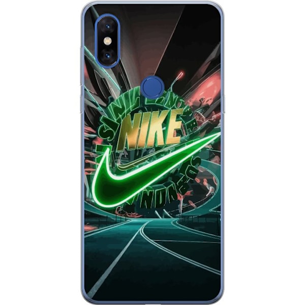 Xiaomi Mi Mix 3 Läpinäkyvä kuori Nike