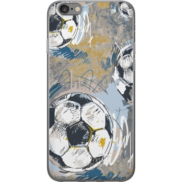 Apple iPhone 6s Gennemsigtig cover Fodbold