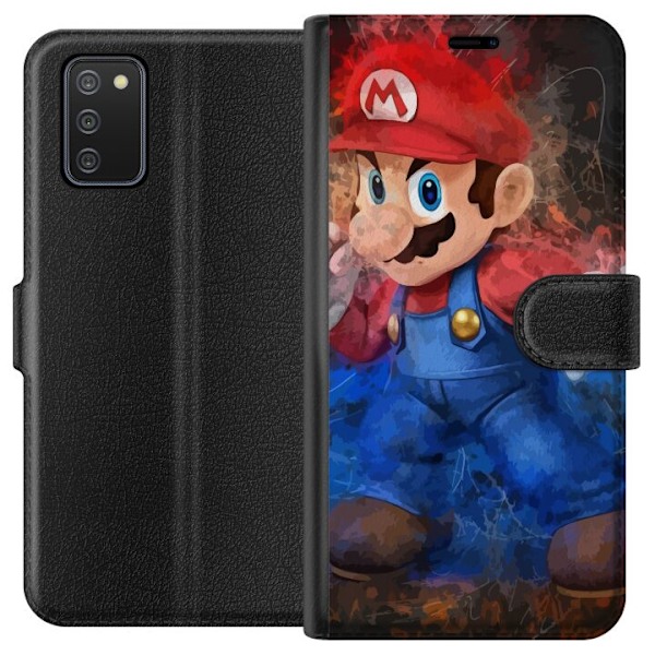 Samsung Galaxy A02s Lompakkokotelo Super Mario Bros