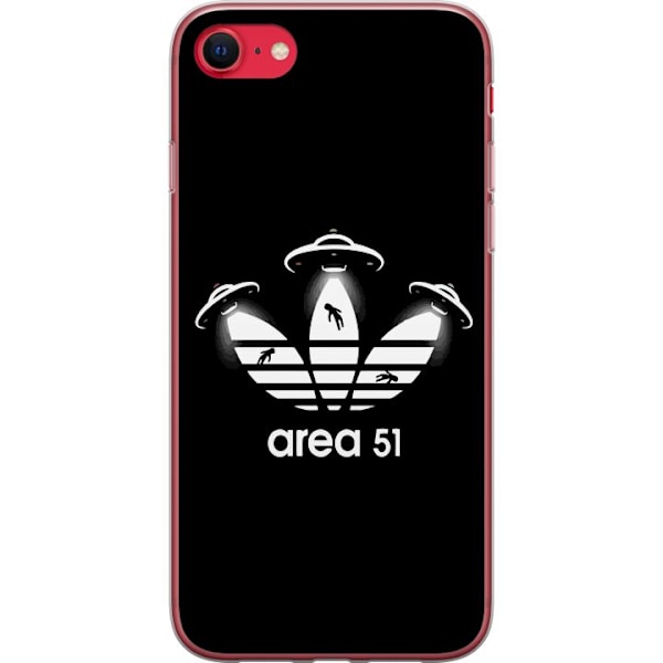 Apple iPhone 16e Läpinäkyvä kuori Adidas Area 51