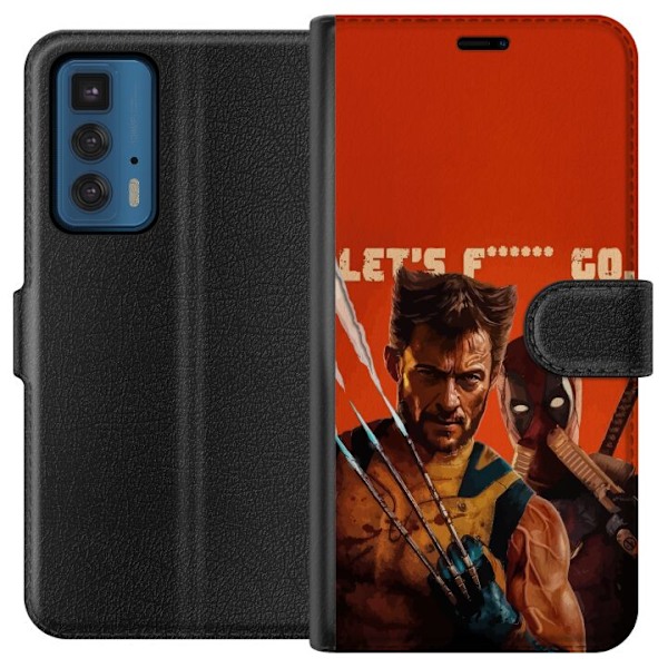 Motorola Edge 20 Pro Plånboksfodral Deadpool & Wolverine