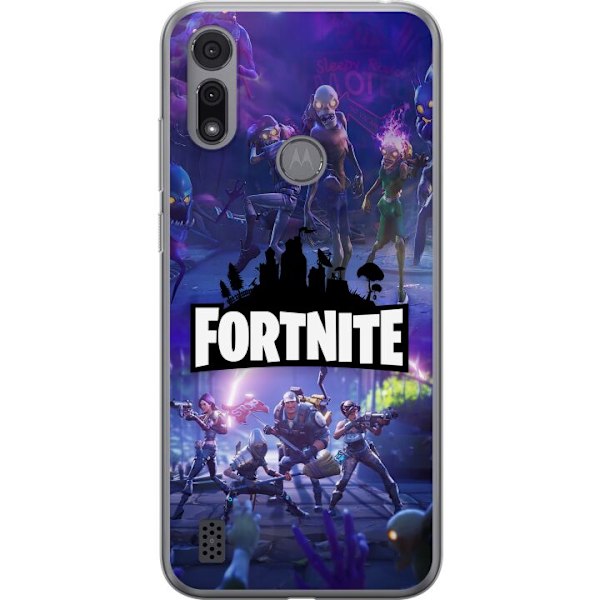 Motorola Moto E6i Gjennomsiktig deksel Fortnite