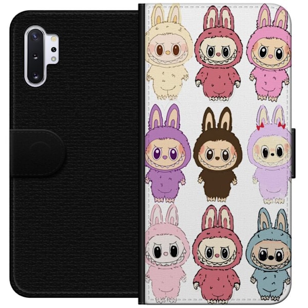Samsung Galaxy Note10+ Tegnebogsetui Labubu Pink Monster - Pop