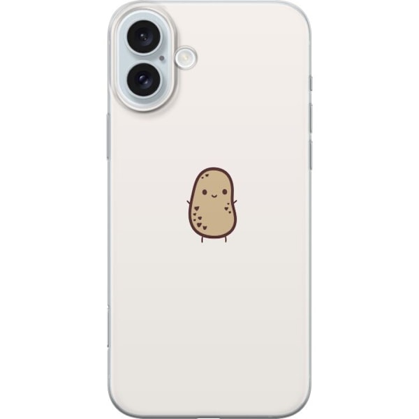 Apple iPhone 16 Plus Läpinäkyvä kuori Cute Potato