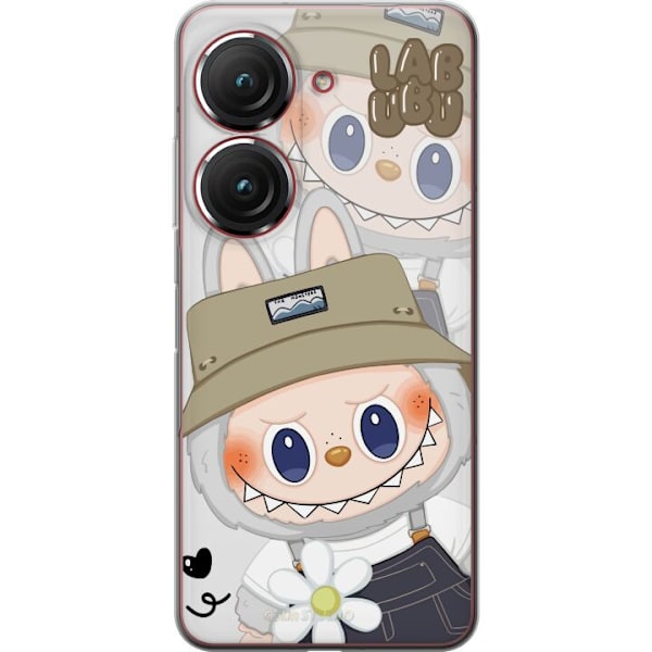 Asus Zenfone 9 Läpinäkyvä kuori Labubu Minimal Mood - Yksin