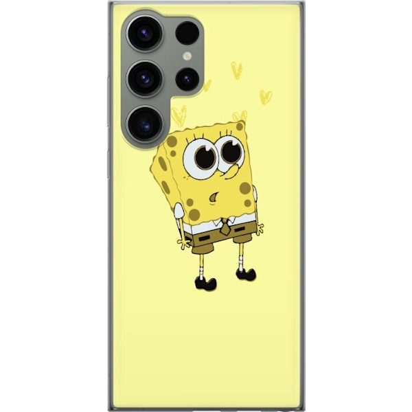 Samsung Galaxy S23 Ultra Gennemsigtig cover SvampeBob Firkant