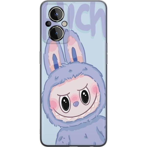OnePlus Nord N20 5G Genomskinligt Skal Blue Bunny Labubu