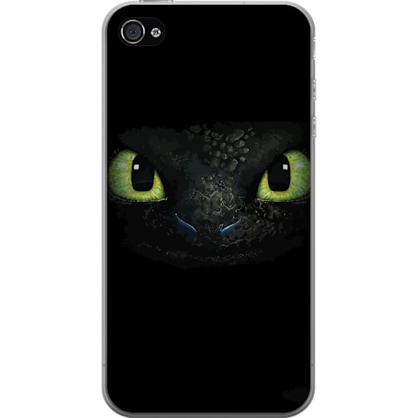 Apple iPhone 4 Genomskinligt Skal How to Train Your Dragon (Draktränaren)