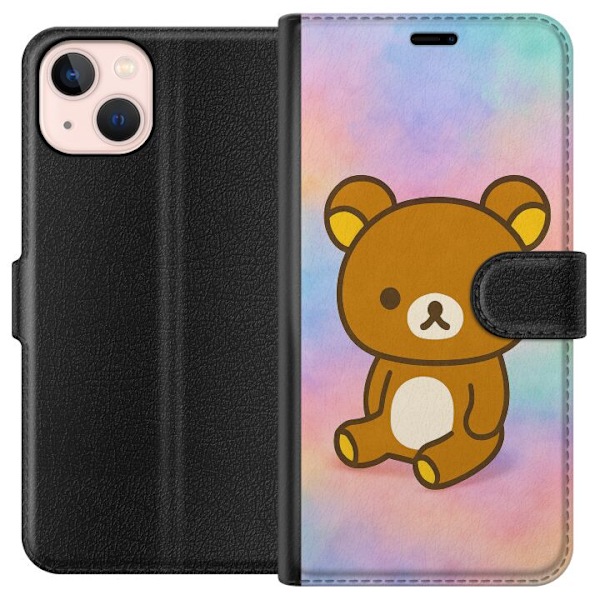 Apple iPhone 13 Plånboksfodral Kawaii Sanrio Rilakkuma