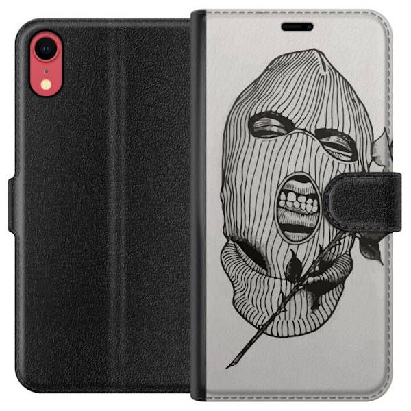 Apple iPhone XR Lompakkokotelo Hiihtomaski Ros Katutyö Muotoilu Graafinen Kuvio Jännitys Kaupunkityyli Katutaidetta Naamiaiset Symboli