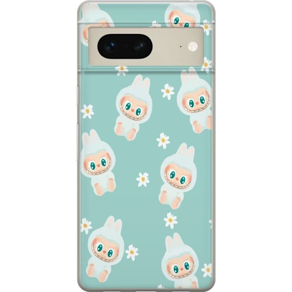 Google Pixel 7 Läpinäkyvä kuori Labubu Candy Vibes