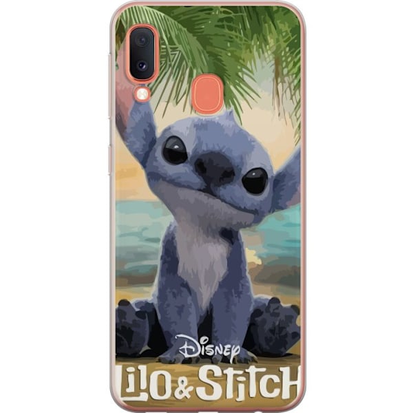 Samsung Galaxy A20e Läpinäkyvä kuori Rakastava – Sydämin & Kawaii-tunnelma