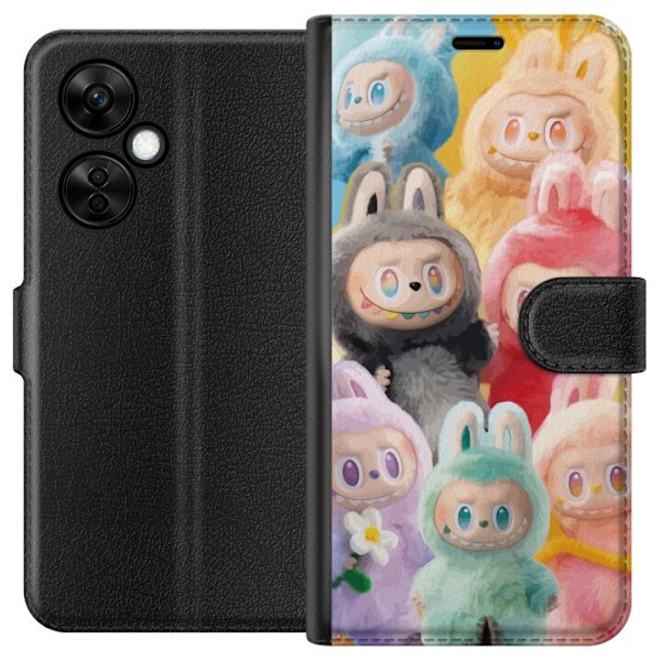 OnePlus Nord CE 3 Lite Plånboksfodral Labubu Sketch Style –