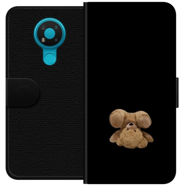 Nokia 3.4 Plånboksfodral Upp och ner björn