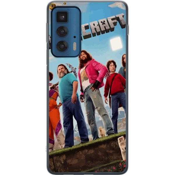 Motorola Edge 20 Pro Genomskinligt Skal A Minecraft Movie