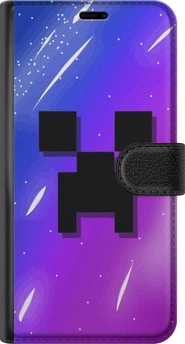 Kompatibelt Plånboksfodral till Apple iPhone SE (2022) Minecraft