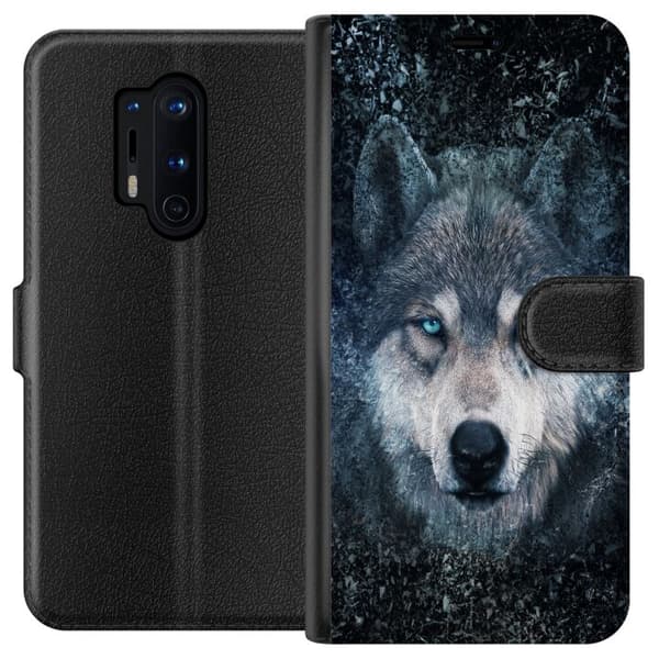 Kompatibelt Plånboksfodral till OnePlus 8 Pro Varg