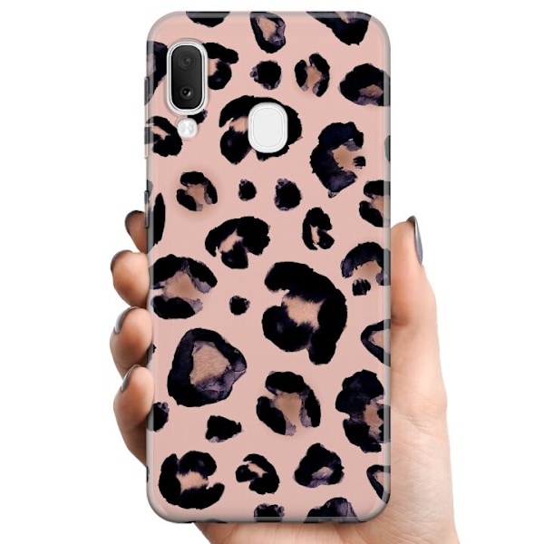 Samsung Galaxy A20e TPU Mobildeksel Vakker Leo