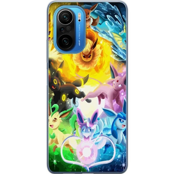 Xiaomi Poco F3 Gennemsigtig cover Pokemon