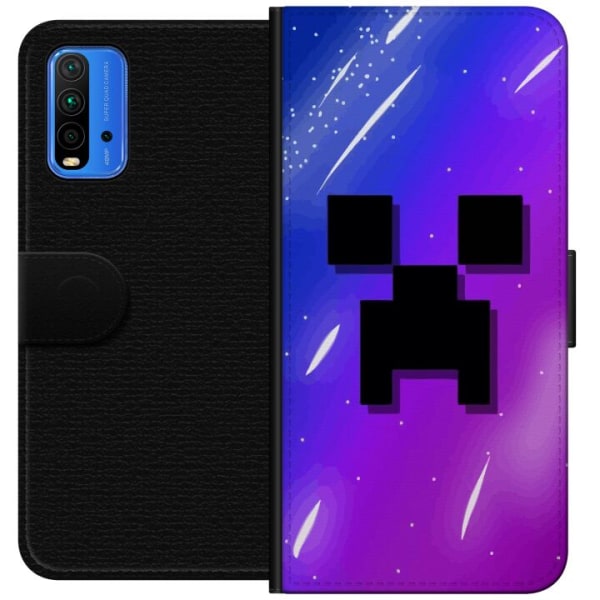 Xiaomi Redmi Note 9 4G Tegnebogsetui Minecraft