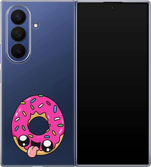 Kompatibelt Mobildeksel til Samsung Galaxy Z Fold7 Rosa strösselmunk rosa