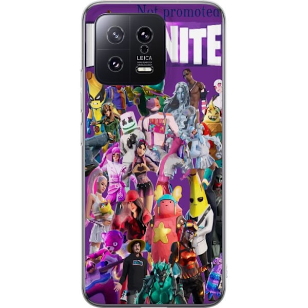 Xiaomi 13 Gjennomsiktig deksel Fortnite