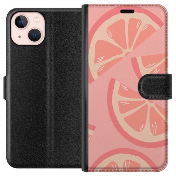 Kompatibelt Plånboksfodral till Apple iPhone 13 mini Pink Lemonade