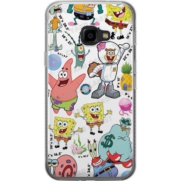 Samsung Galaxy Xcover 4 Gennemsigtig cover SpongeBob SquarePan