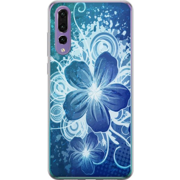 Huawei P20 Pro Läpinäkyvä kuori Kukka