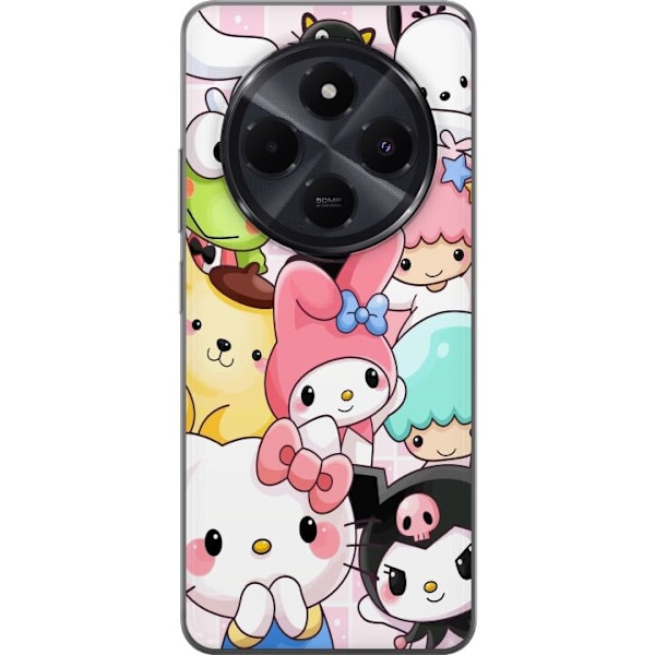 Xiaomi Redmi A4 Gennemsigtig cover Kawaii Sanrio Crew