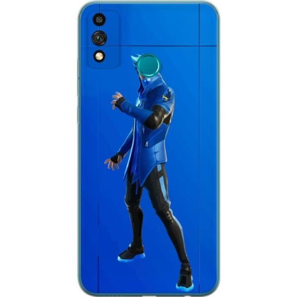 Honor 9X Lite Gjennomsiktig deksel Fortnite - Ninja Blue